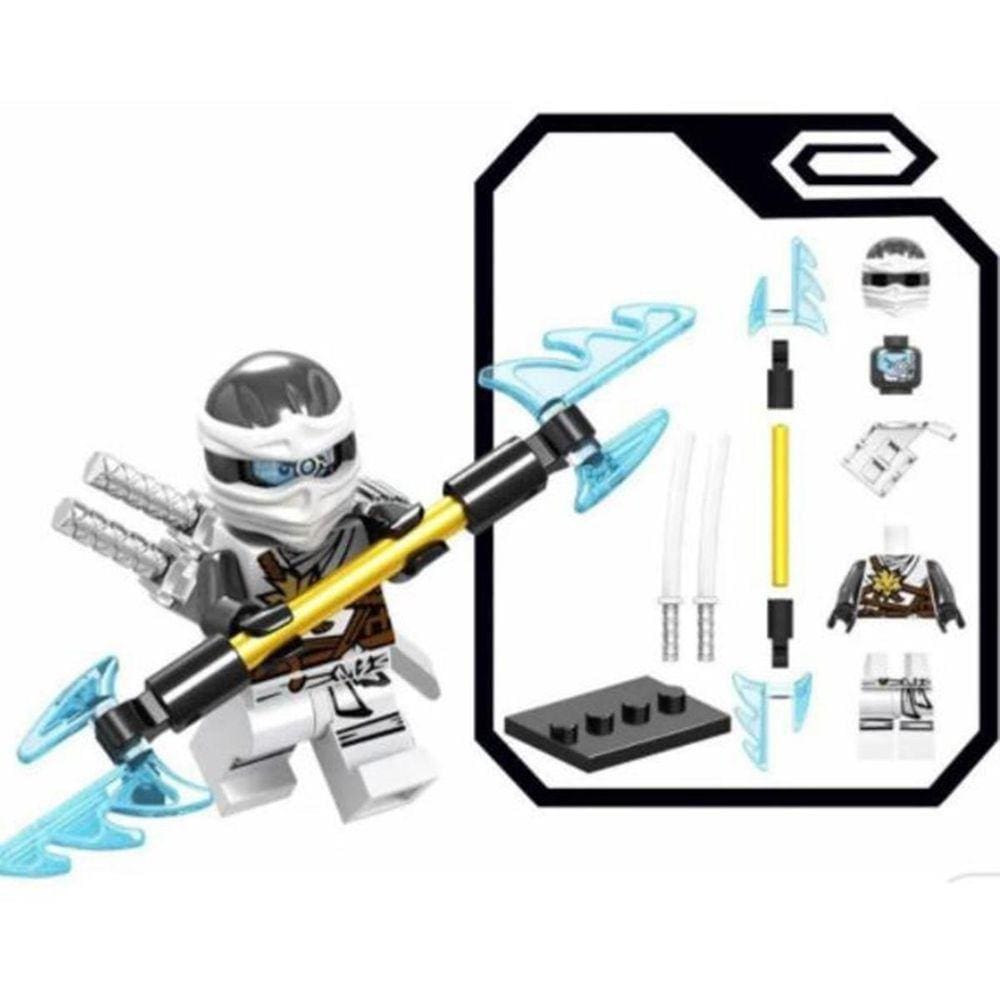 Boneco Blocos De Montar Zane Titanium Ninjago