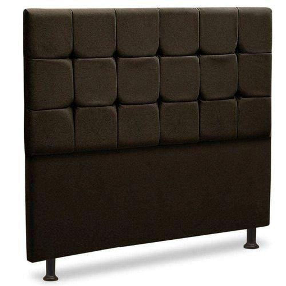 Cabeceira Luxo Sleep Malu King 195cm Marrom
