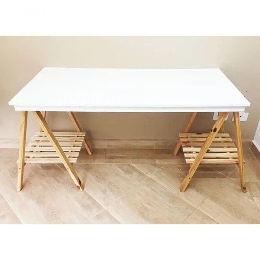 Cavalete Madeira Para Mesa Atelie Apoio Tampo