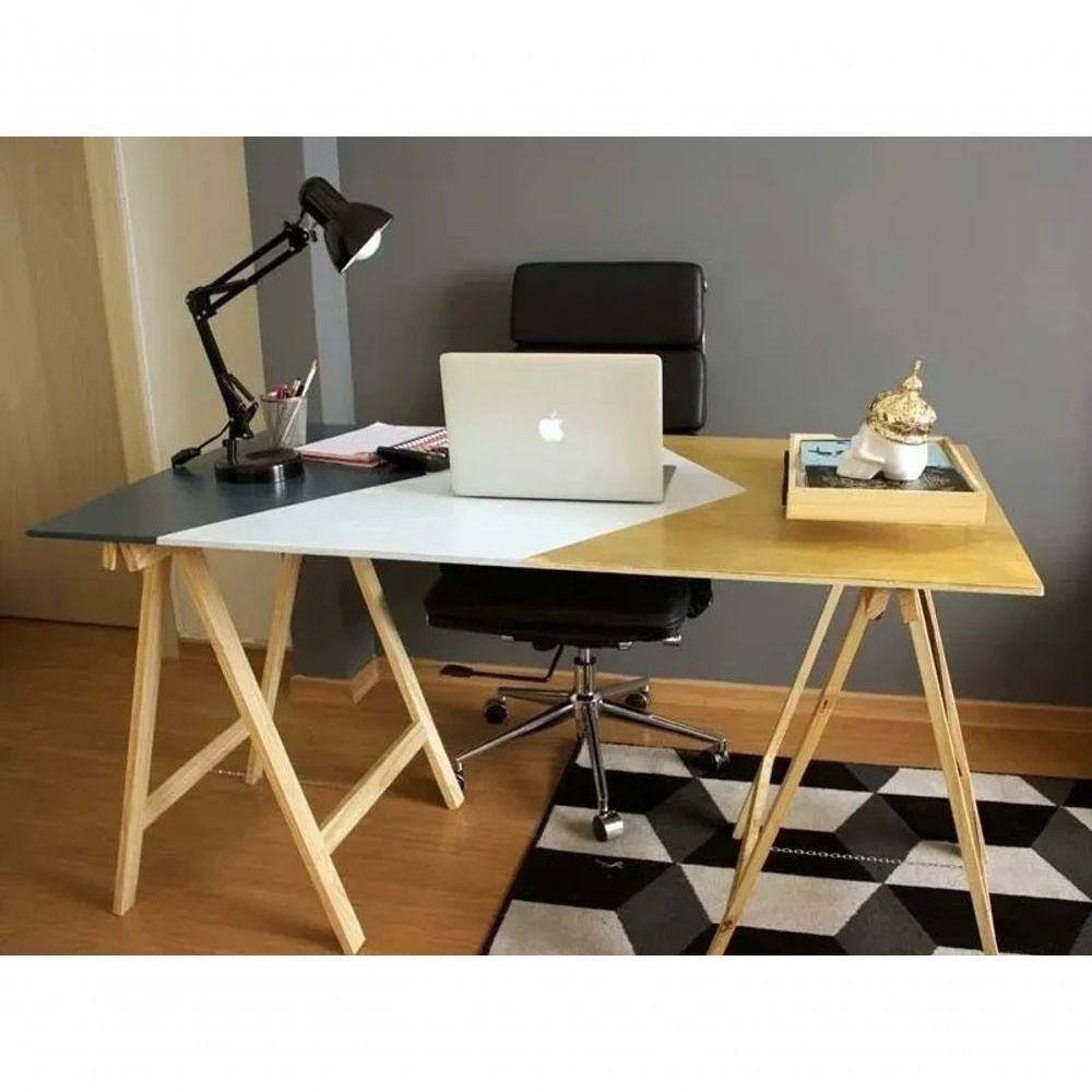 Cavalete De Apoio Mesas Balcão Buffet 80cm Madeira Pinus