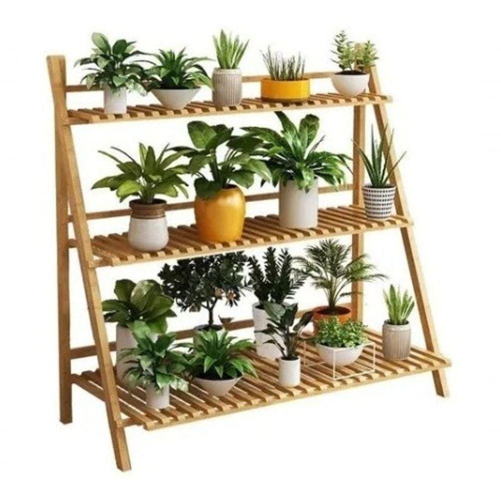 Organizadora De Calçados 3 Prateleiras Cor Natural