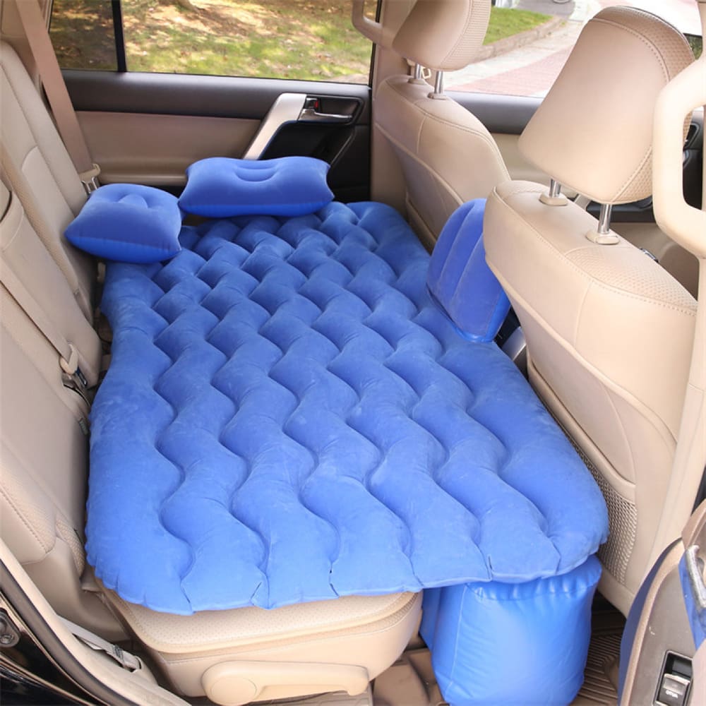 Cama Inflável Colchão Carro Azul Viagem SUV Sedan Universal