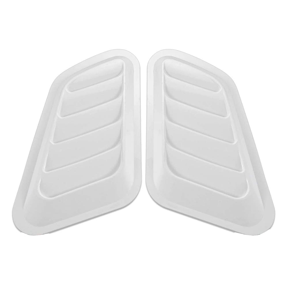 Entrada De Ar Esportivo Universal Capô Branco Scoop Tomada M
