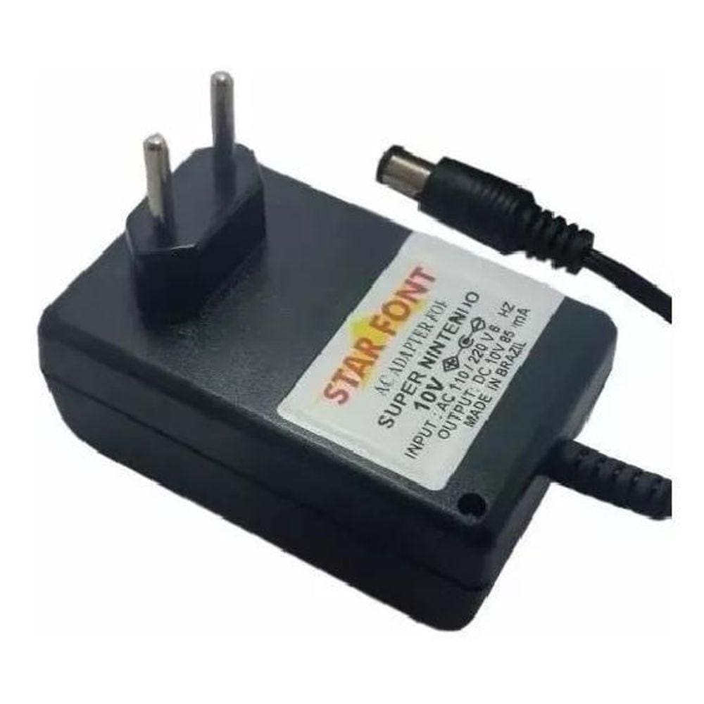 Fonte Carregador 10V 850Mah Para Super Nintendo