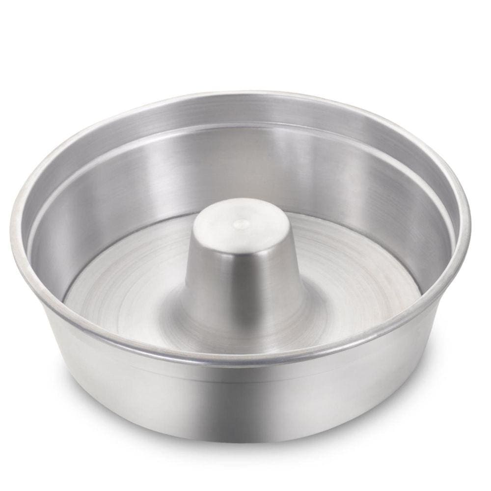 Forma Assadeira De Bolo Antiaderente Redonda Com Furo 20 Cm
