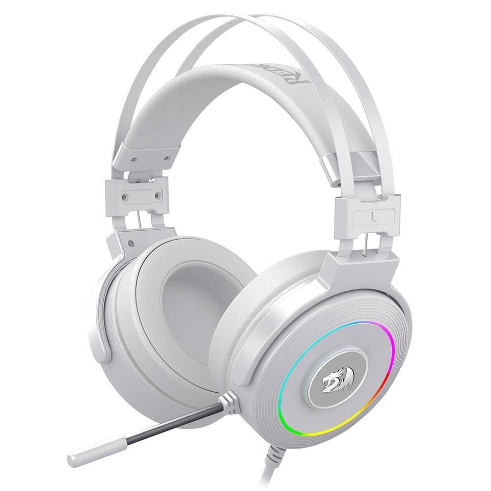 Headset Gamer Redragon Lamia 2, RGB, 7.1 Som Surrond, Drivers 40mm, Branco