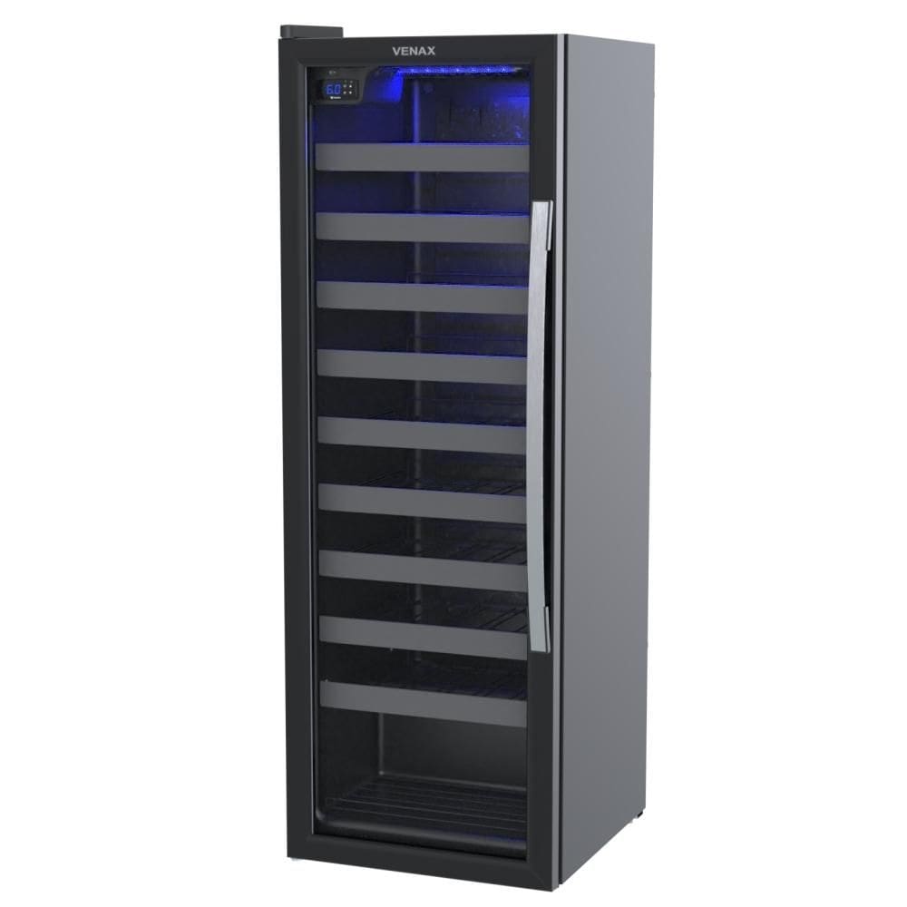 Adega de Vinhos Piubella Blue Light 209l Para 50 Garrafas Porta Invertida Cave200 220v - Venax
