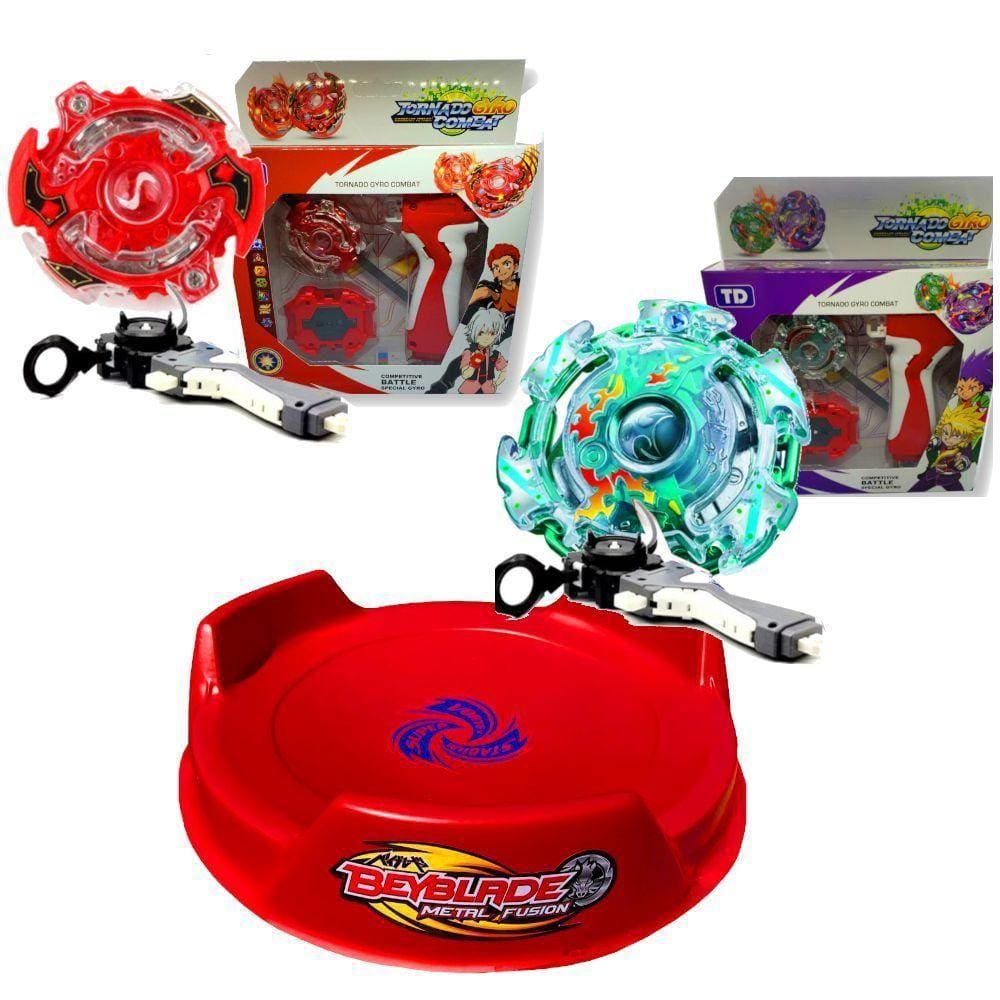 Beyblade Combo Sprizen X Kerbeus + Lançadores