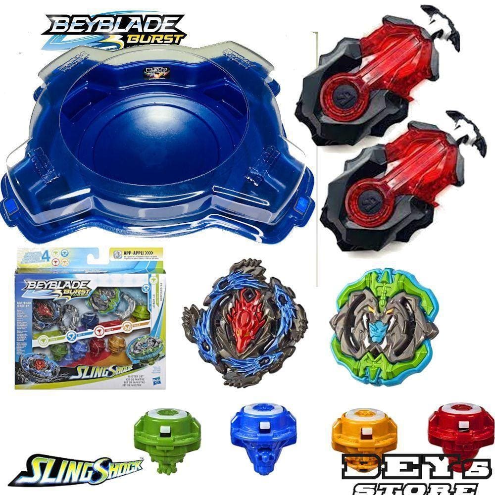 Beyblade Completo Burst Turbo Kit De Mestre Hasbro