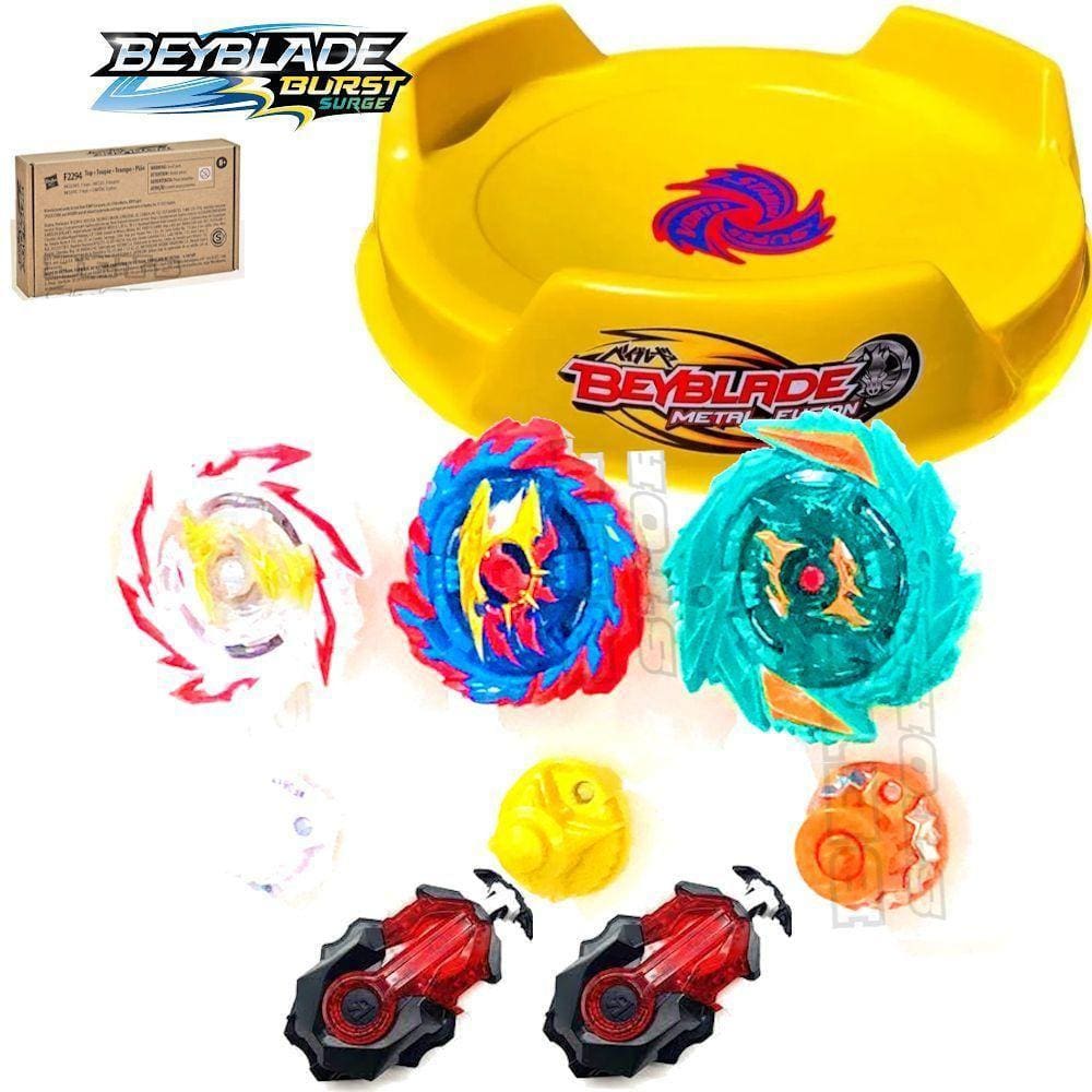Beyblade Arena Tempest Cloud 3-pack 2 Lançadores - Hasbro