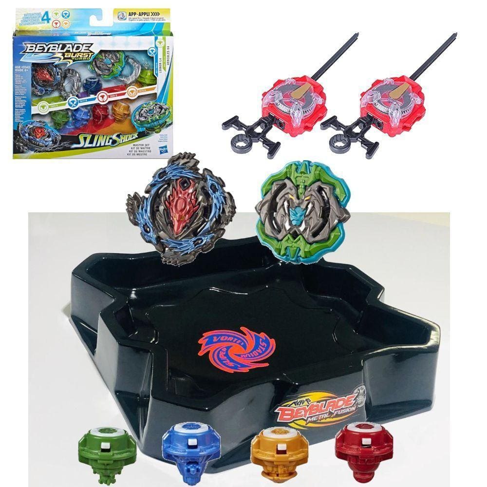 Beyblade Burst Turbo Slingshock Kit De Mestre - Hasbro