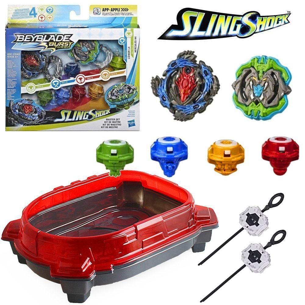 Beyblade Kit De Mestre E Arena Rail Rush - Hasbro