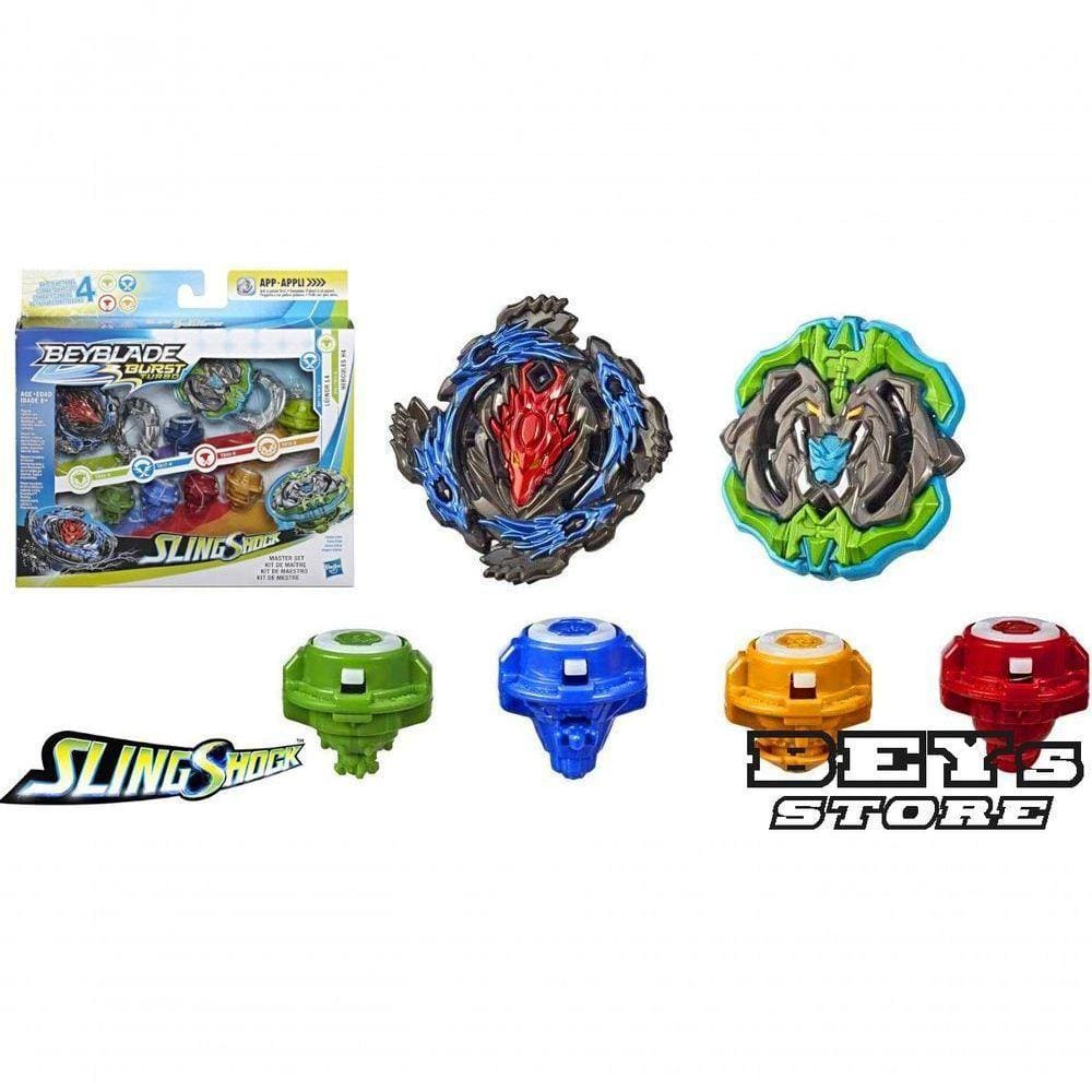 Beyblade Burst Turbo Slingshock Kit De Mestre - Hasbro