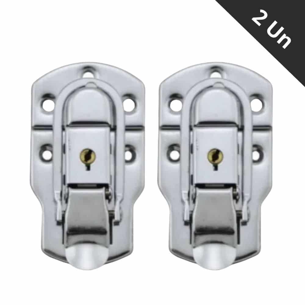 Fecho de Engate Rápido com Chave - Kit 2 Un