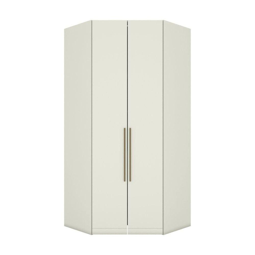 Guarda Roupa Canto Closet Modulado 2 Portas 3 Gavetas Seletto Henn Areia HP