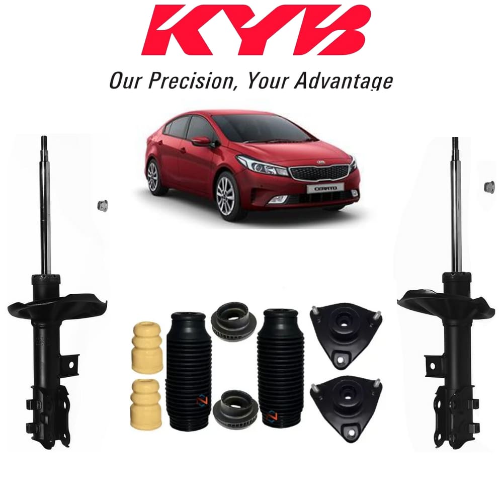 2 Amortecedor Dianteiro Kayaba+Kit Coxim Kia Cerato 2011 12