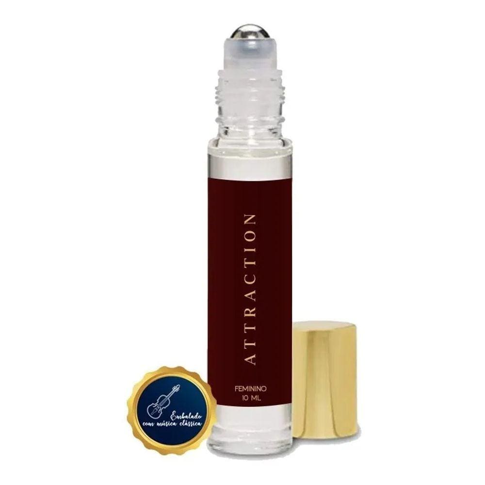 Perfume Feminino Feromônios Attraction 10ml - Roll On