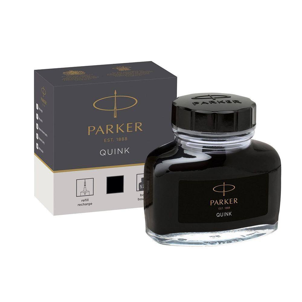Tinta Para Caneta Tinteiro Parker Preta 57Ml