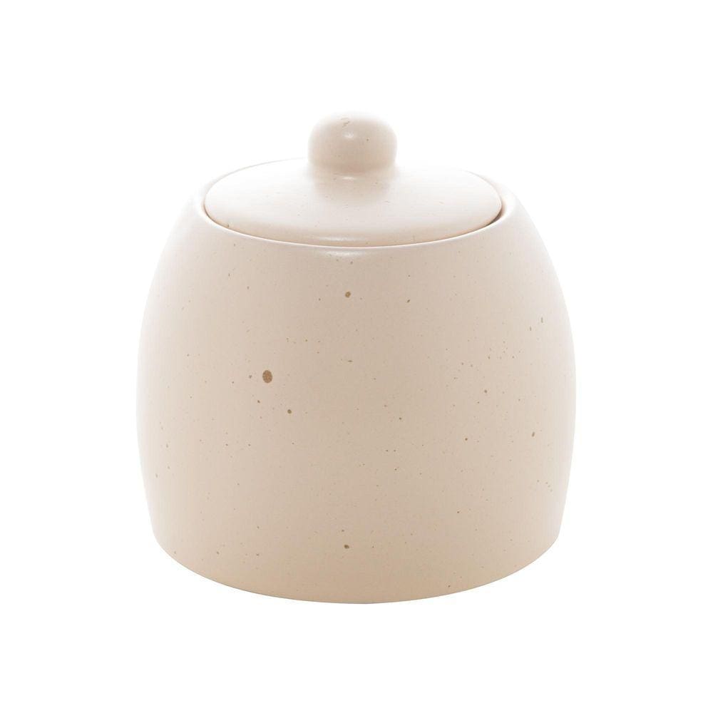 Açucareiro Bon Gourmet Cerâmica Granilite Marfim 350Ml