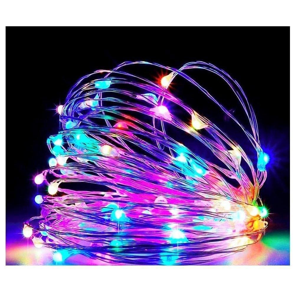 Fio De Fada Led Decoração Cordão De Luz 5Mts - Colorido