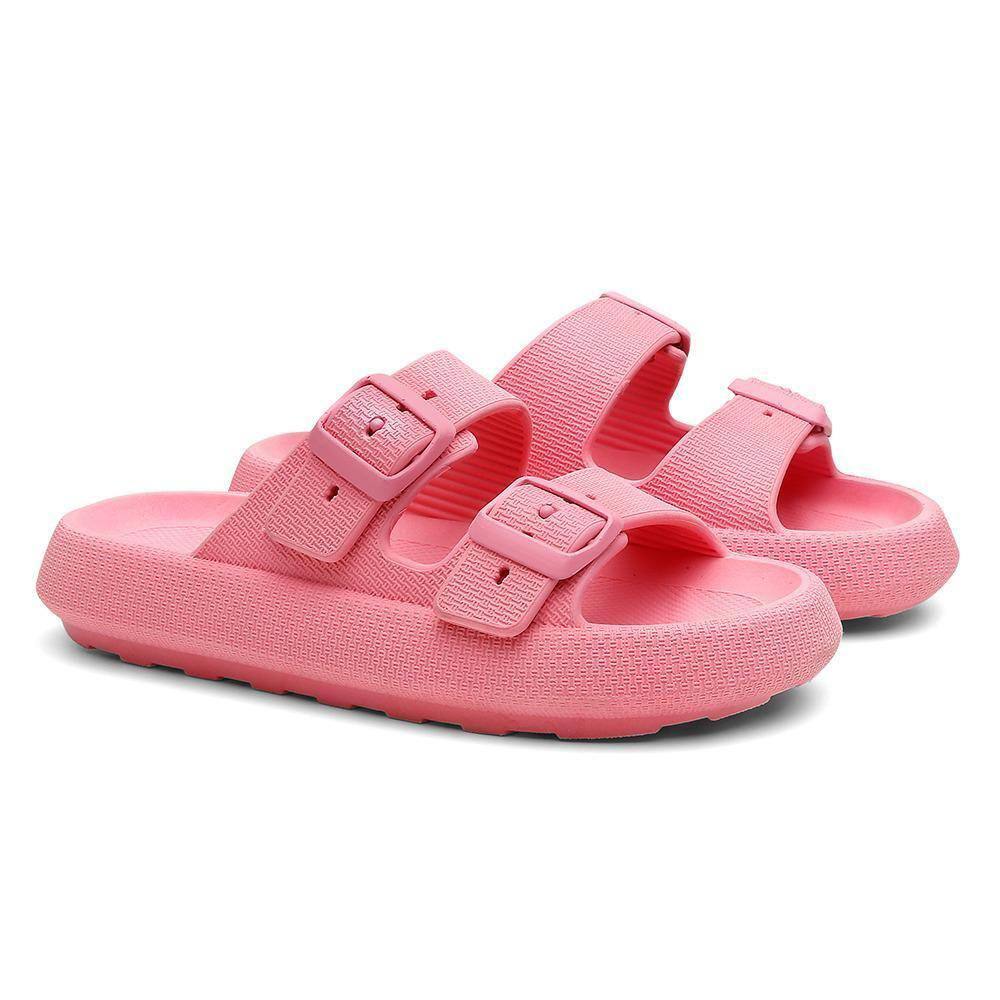 Chinelo Birken Nuvem Feminino Slide Tira Dupla Fivela Casual