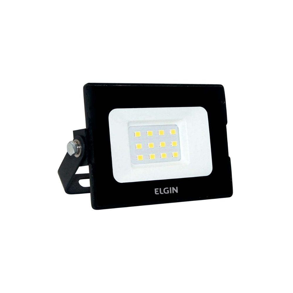 Kit 5 Projetor Led Elgin Refletor 10W 6500K Bivolt