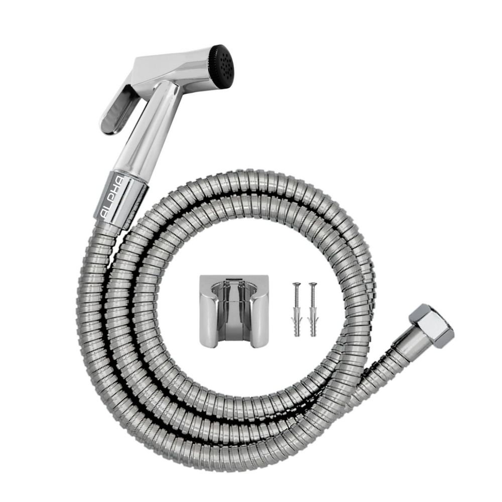Ducha Higiênica Metal Gatilho Mangueira 1,80 Mt Sem Registro