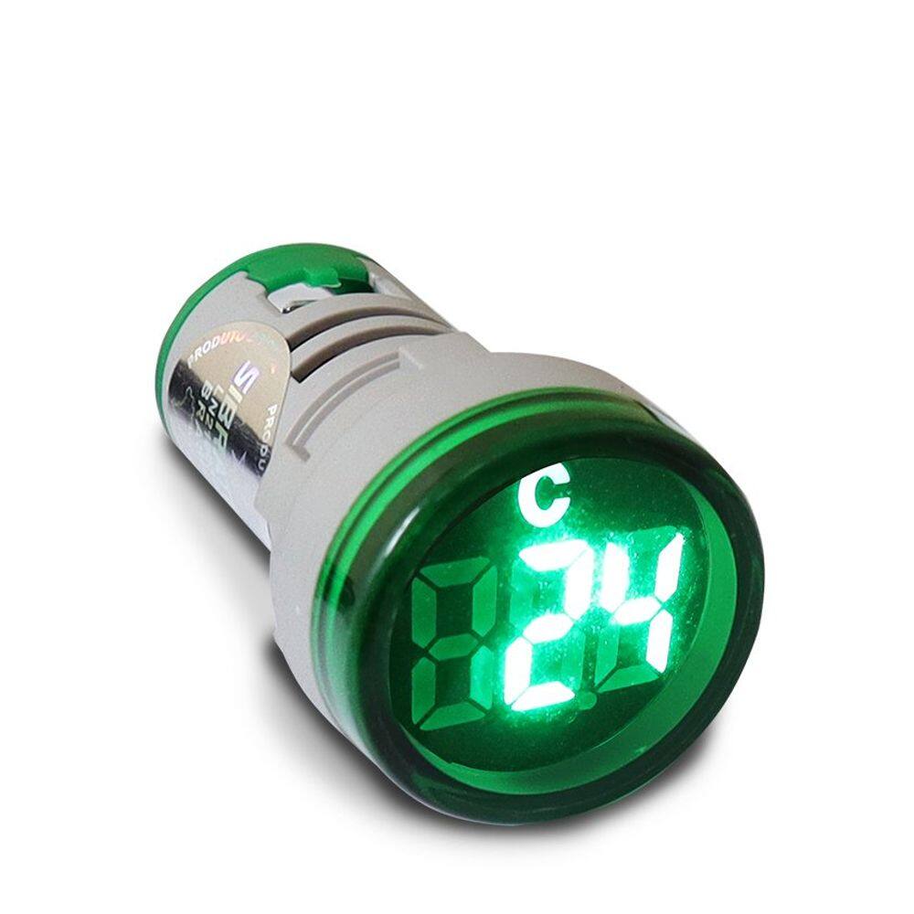 Medidor de Temperatura AD22 com Medição -20°C até 199°C - Alimentação 60~380V Verde