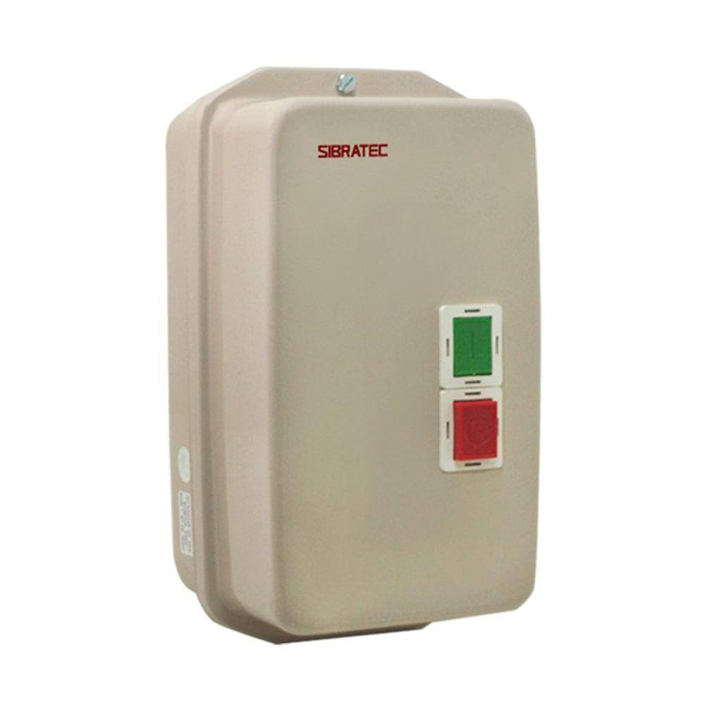 Chave para Partida Direta de Motor Modelo Metálica QCX2-8050 - Bobina em 220Vca - 25CV Trifásico