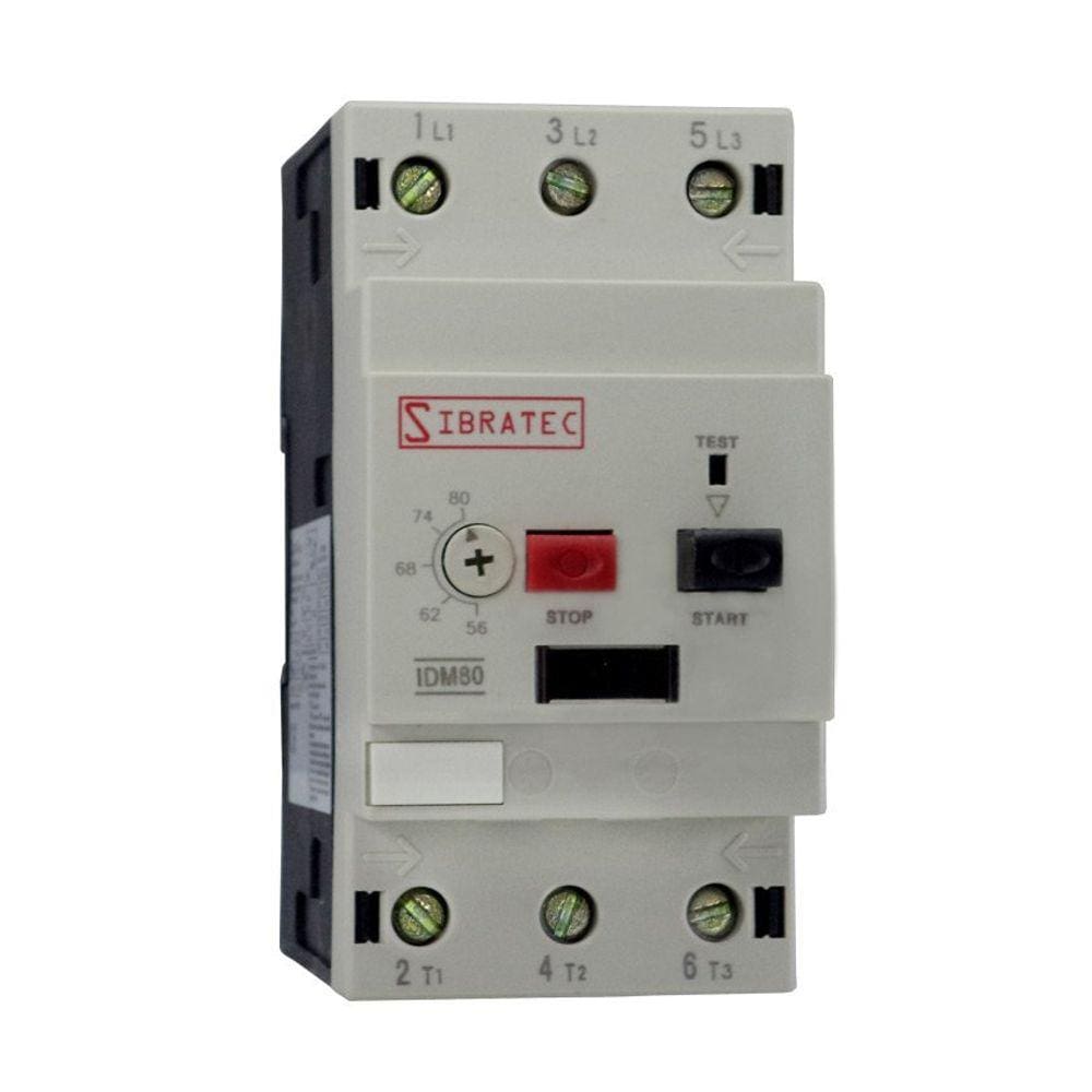 Disjuntor Motor IDM80-GV3 Com Ajuste de  56~80A