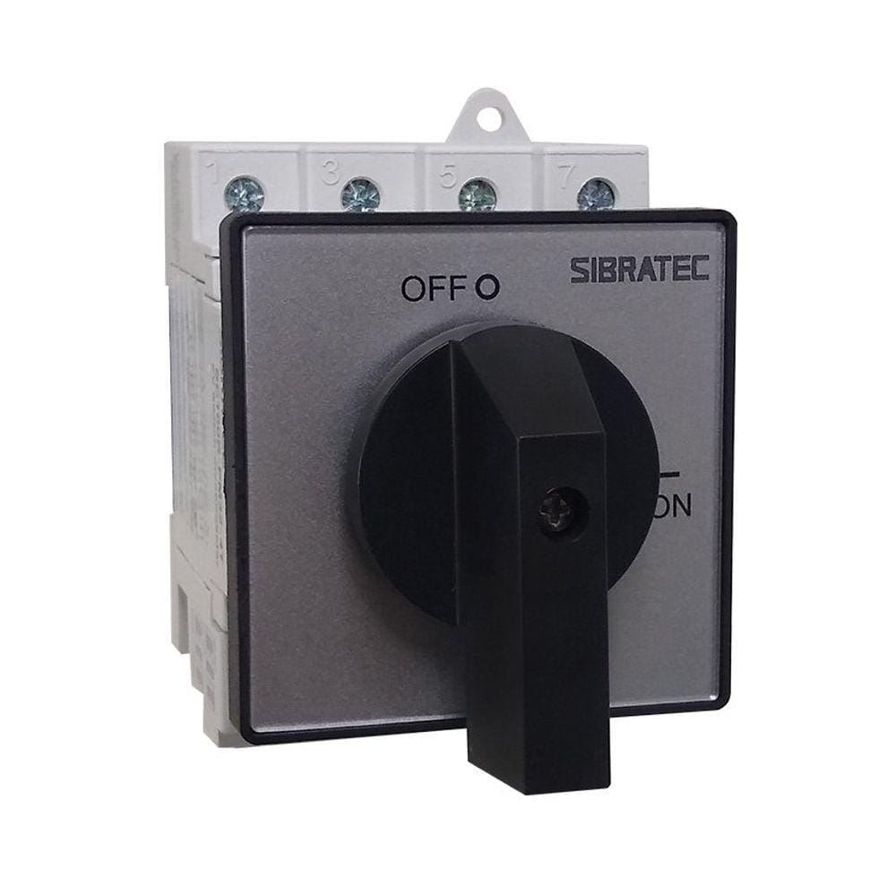 Chave Seccionadora Para Sistema Solar Fotovoltaico SC100R-PM32R-4T - 4 Polos 1000Vcc 25A.