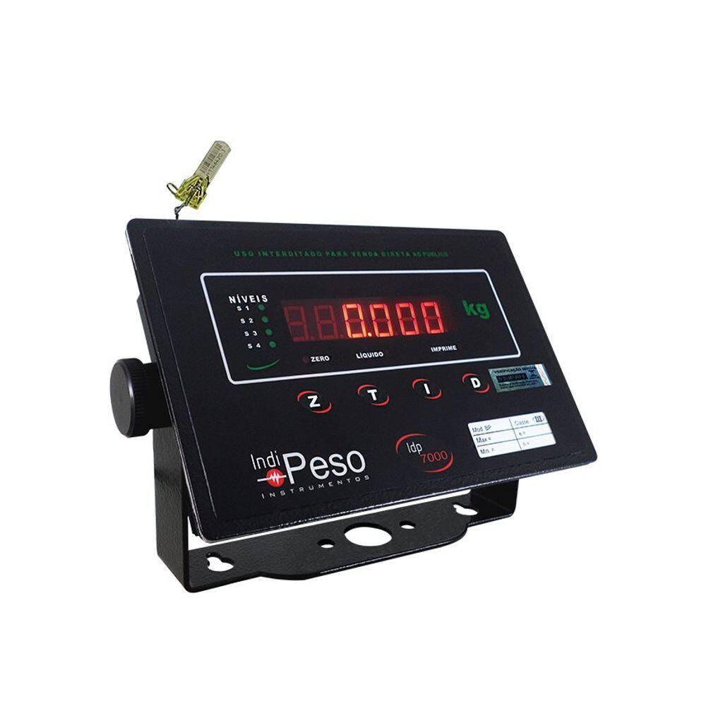 Indicador de Peso Pecuária IDP7000P STANDARD Com Bateria em Aço Carbono