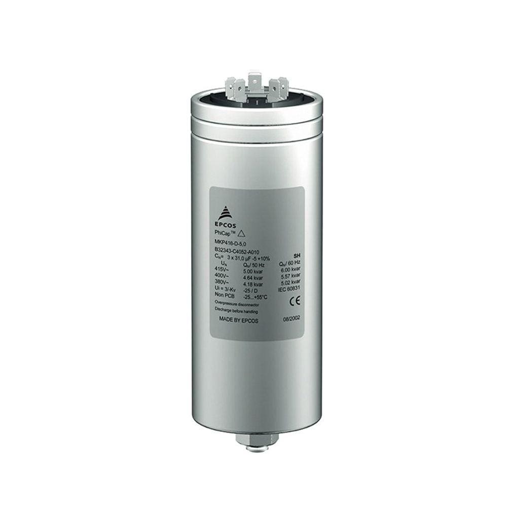 Capacitor Trifásico para Correção de Fator de Potência em 440Vca 2,5Kvar