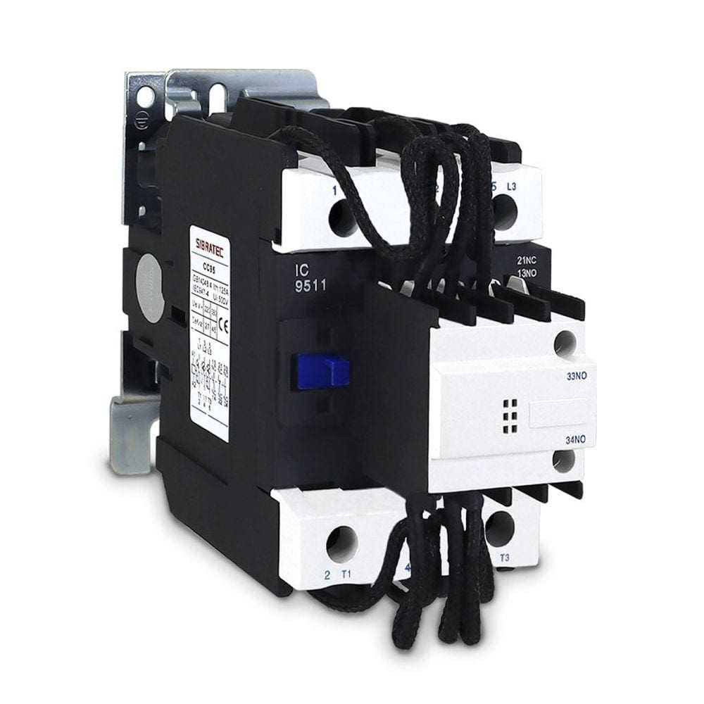 Contator para Manobra de Capacitor 220V CC95 220V - 74A.