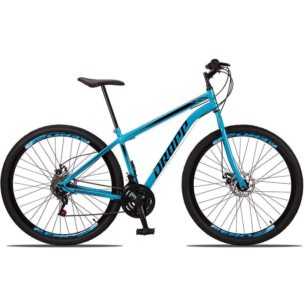 Bicicleta 29 Dropp Sport Aço 21 Marchas Freio a Disco