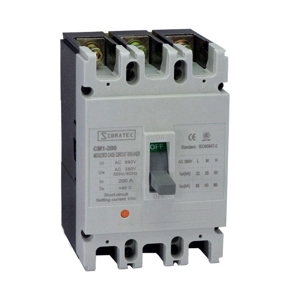 Disjuntor Trifásico Modelo Caixa Moldada CM1 225L de 150A