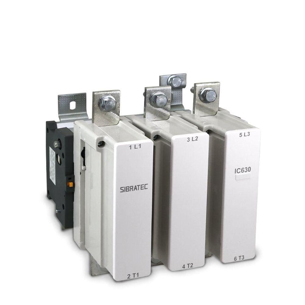Contator Tripolar - Com Bobina de Alimentação em 220Vca IC 630A. em 220Vca