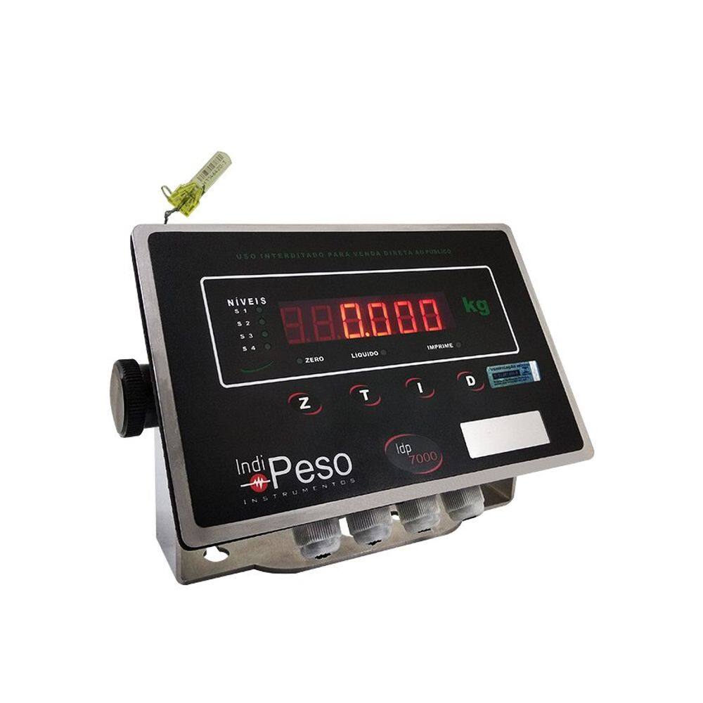 Indicador de Peso IDP7000I PLUS em INOX com 4 Saídas e RS485 ModBus RTU