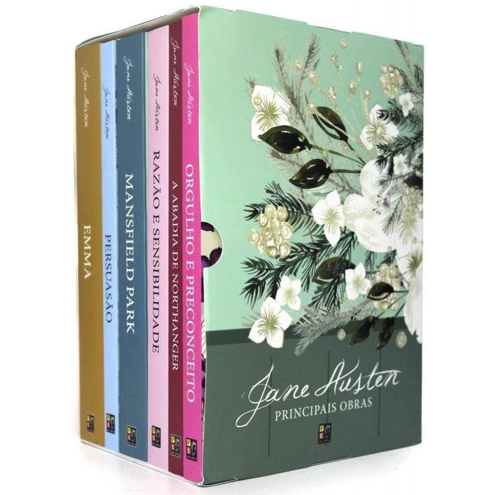Box com 6 Livros - Jane Austen - Principais Obras