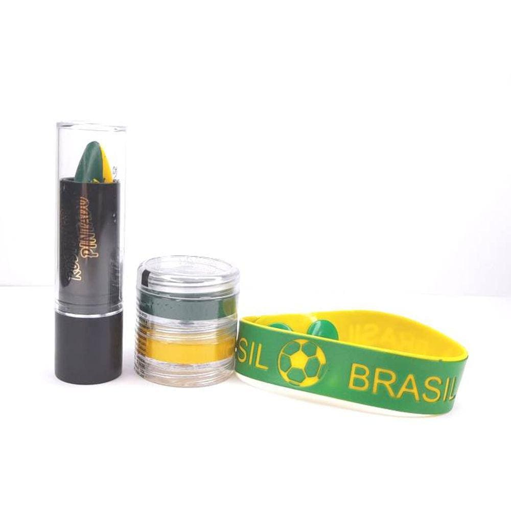 Kit Torcedor Brasil Copa Do Mundo