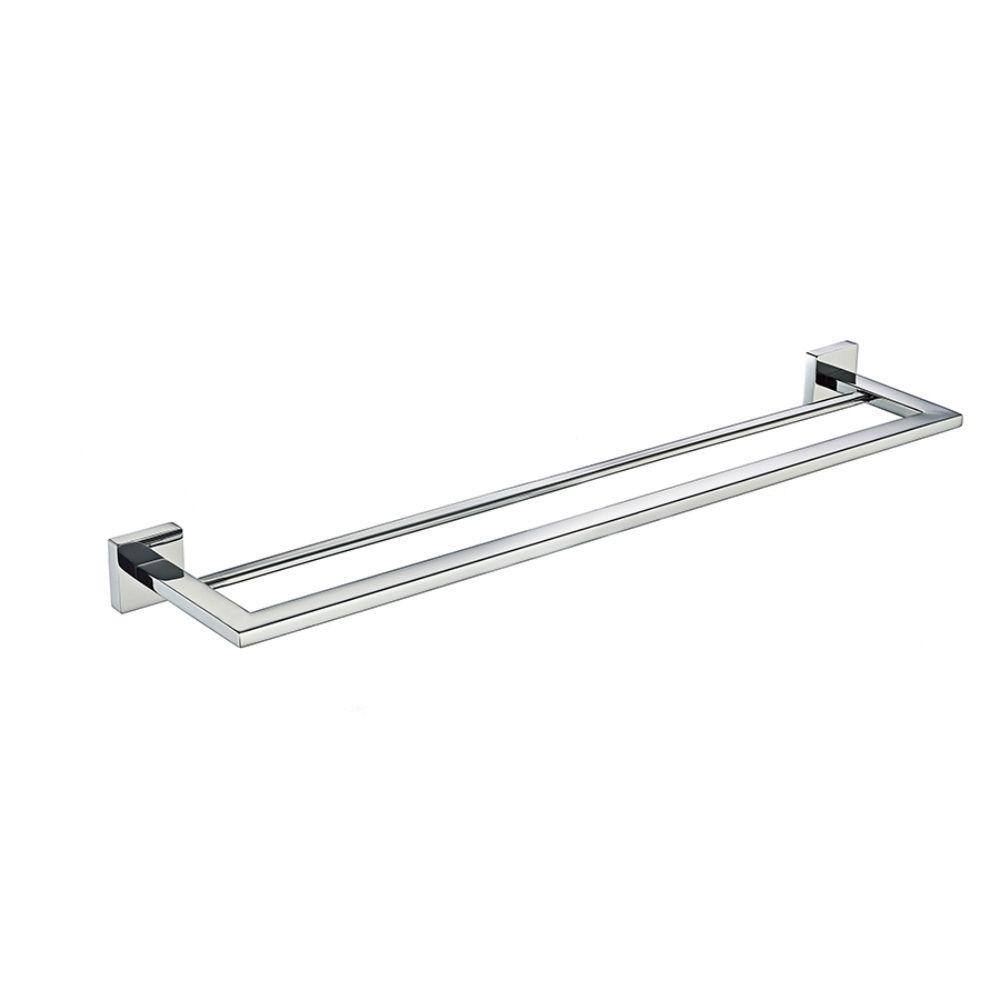 Porta Toalha Duplo 60Cm Italy Line Eterna Inox Polido