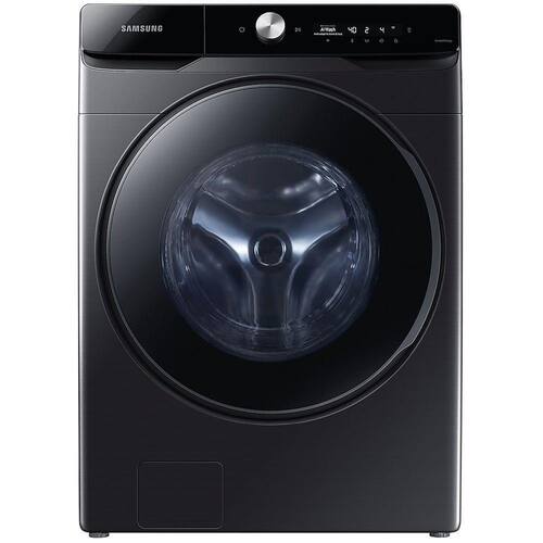 Lavadora E Secadora Samsung Wd18t Black Inox 18kg Alta Capacidade 110v Wd18t6500gv/az