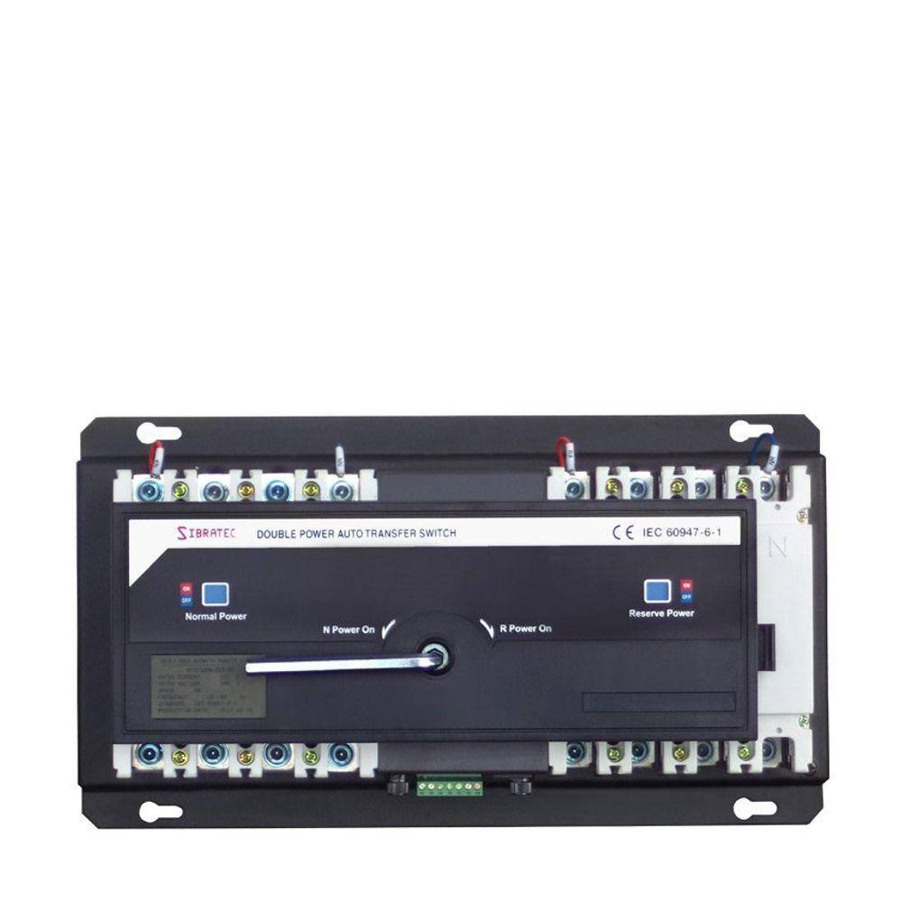 Chave de Transferência Automática Rede x Gerador Modelo 4 Polos HYCQ5 - Atua Sob Carga Transf. Aut. 100A - Sob Carga