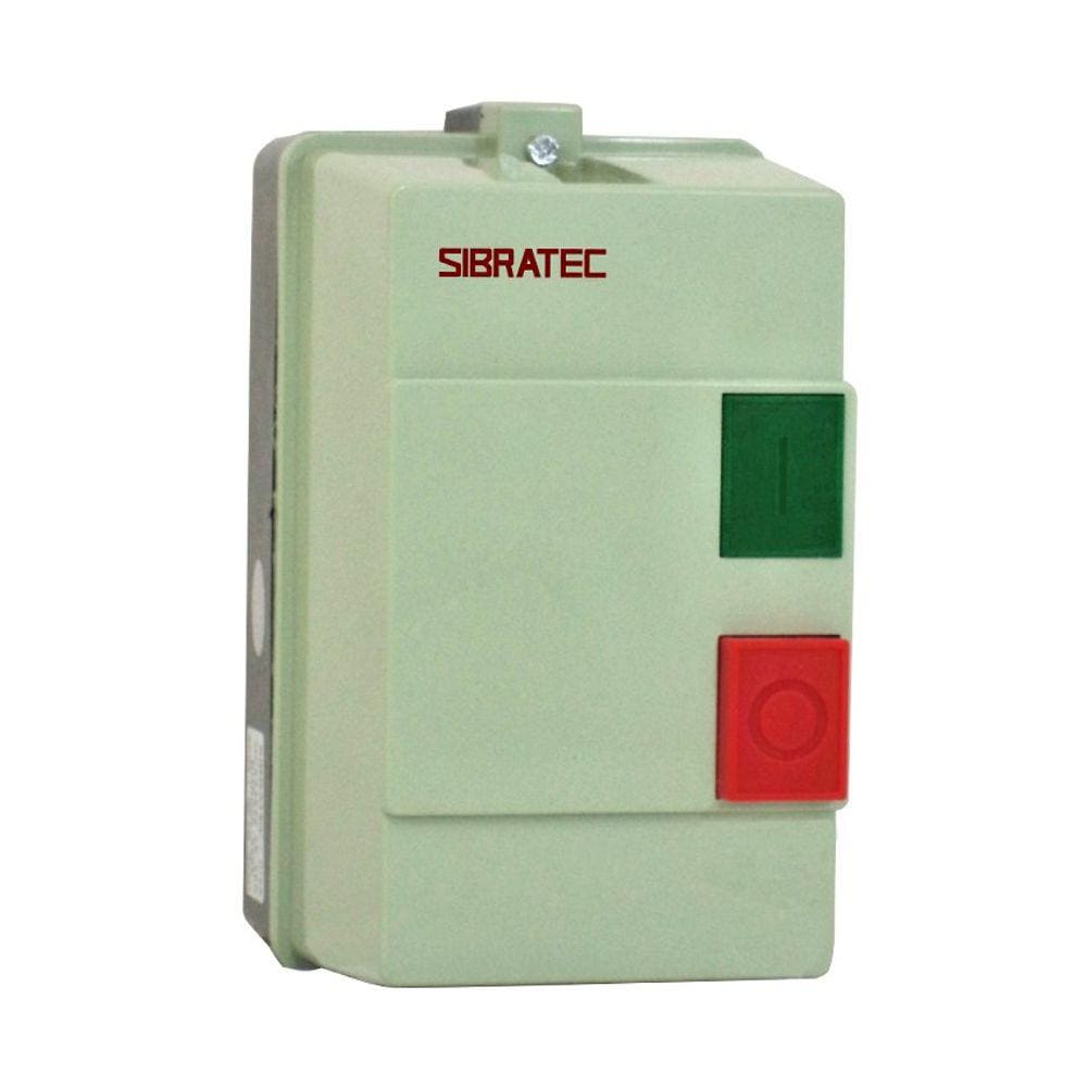 Chave para Partida Direta de Motor Modelo QCX2-2510 -Bobina 220Vca -2/3CV Mono. ou 4/5CV Trifásico