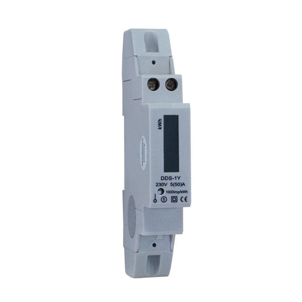 Medidor de Energia (kWh) Monofásico DDS-1Y-18L (DDS238-1) - Medição Direta até 50A