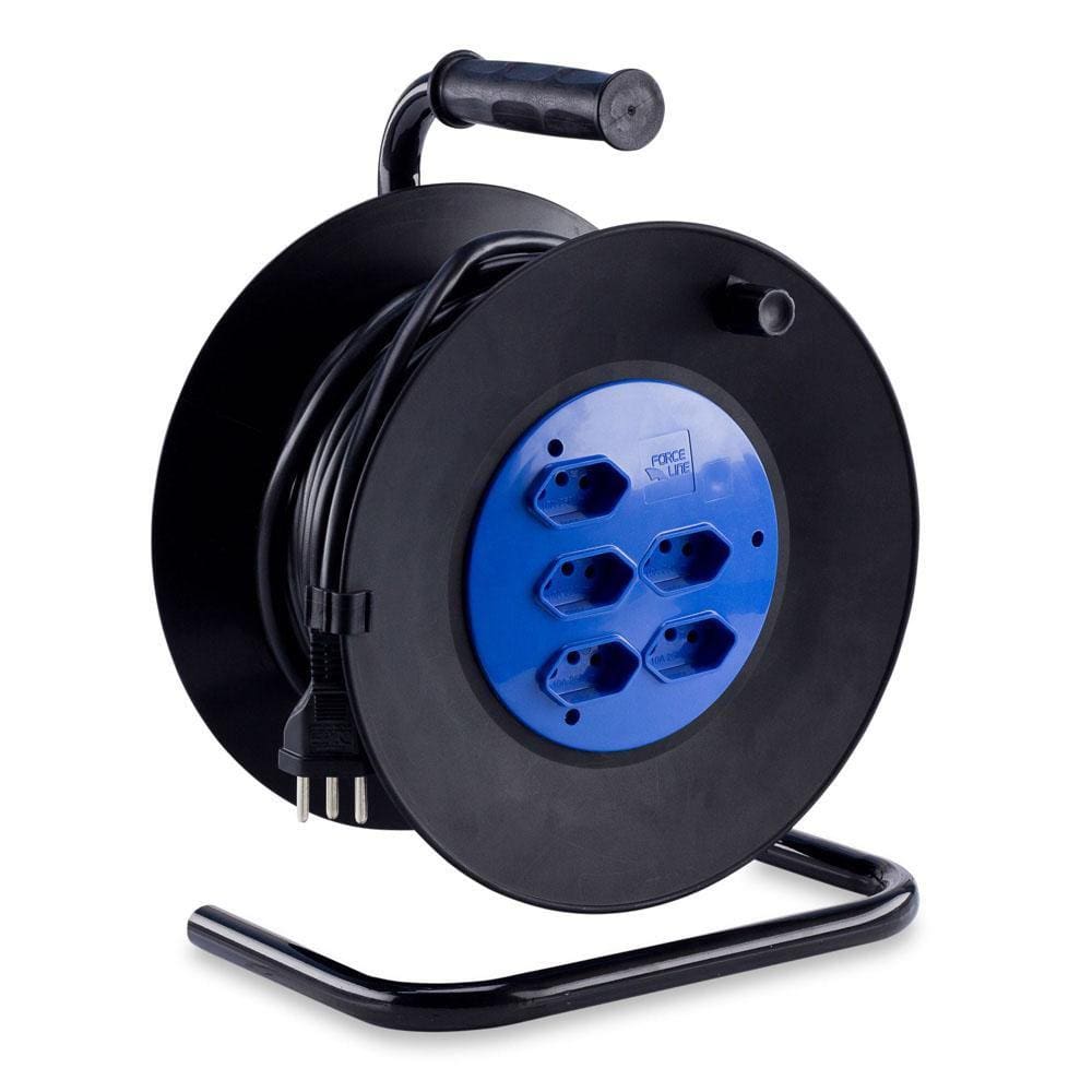 Extensão Forceline Carretel Profissional 20M 10A