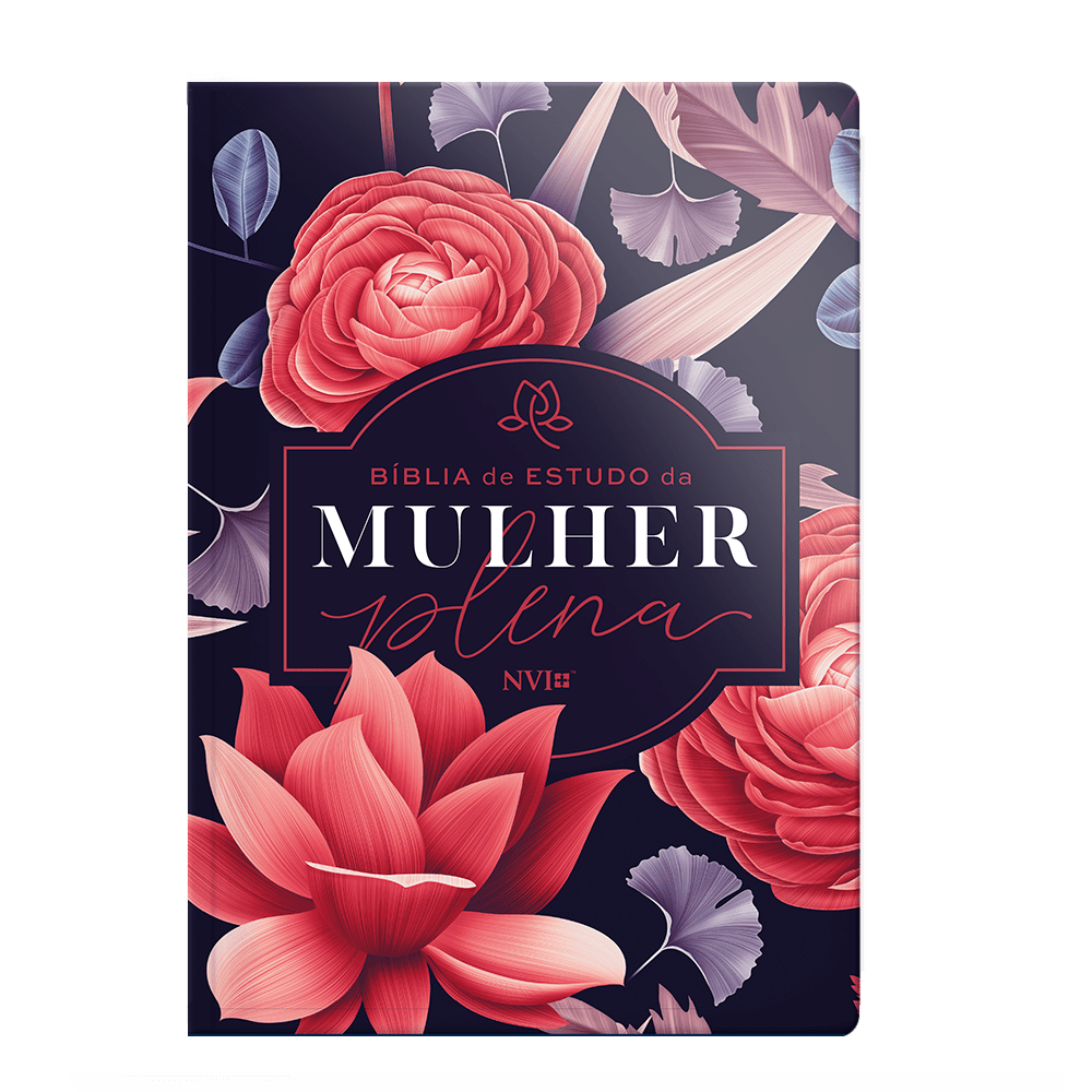 Biblia De Estudo Da Mulher NVI Plena Big Flower