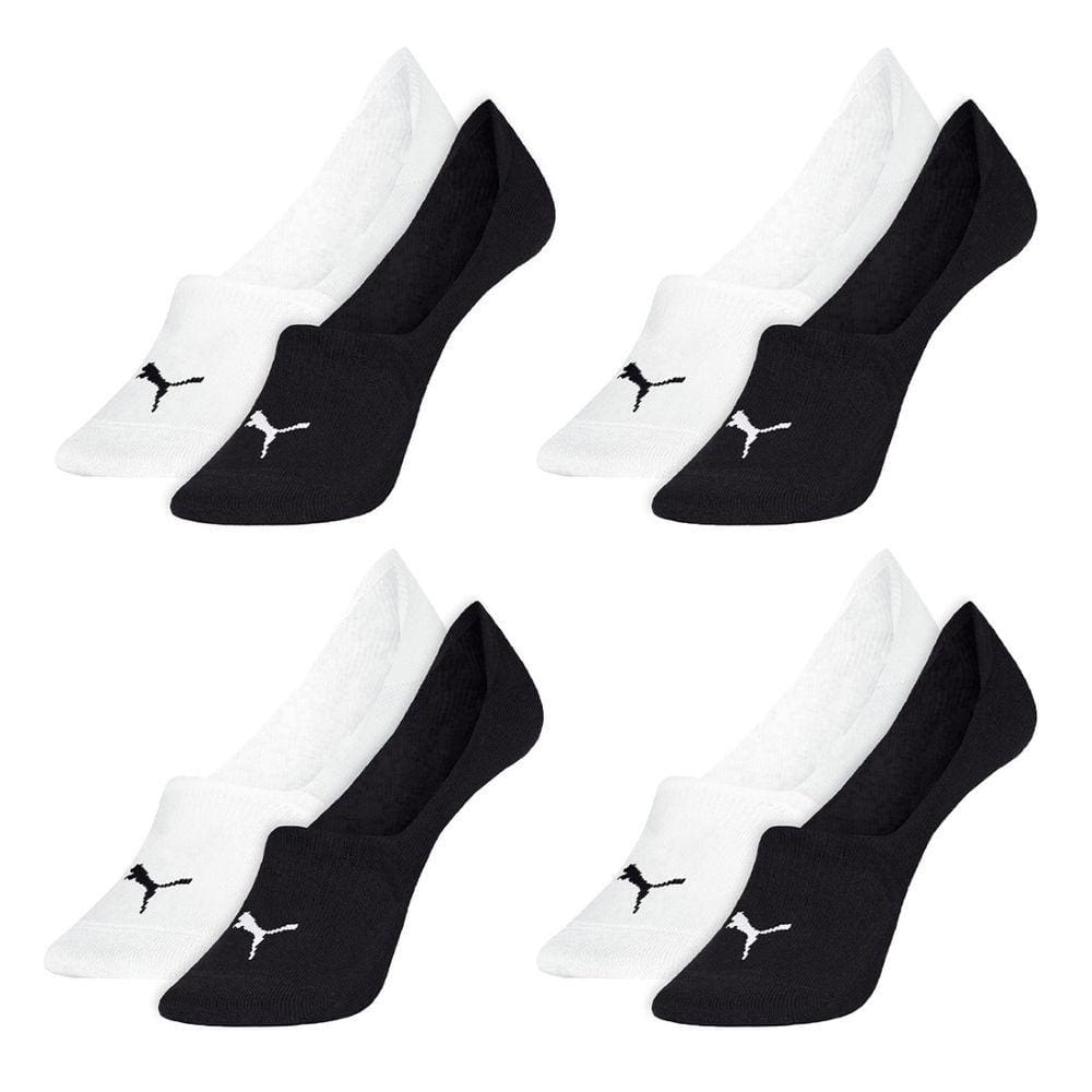 Kit 8 Pares de Meias Puma Masculinas Sapatilhas Invisíveis 39-42