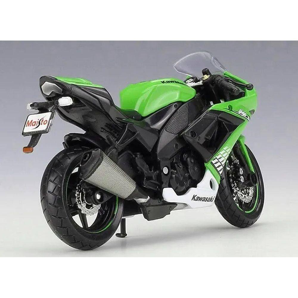 Miniatura Moto Trilha Kawasaki Klx250sr Motinha Ferro Maisto