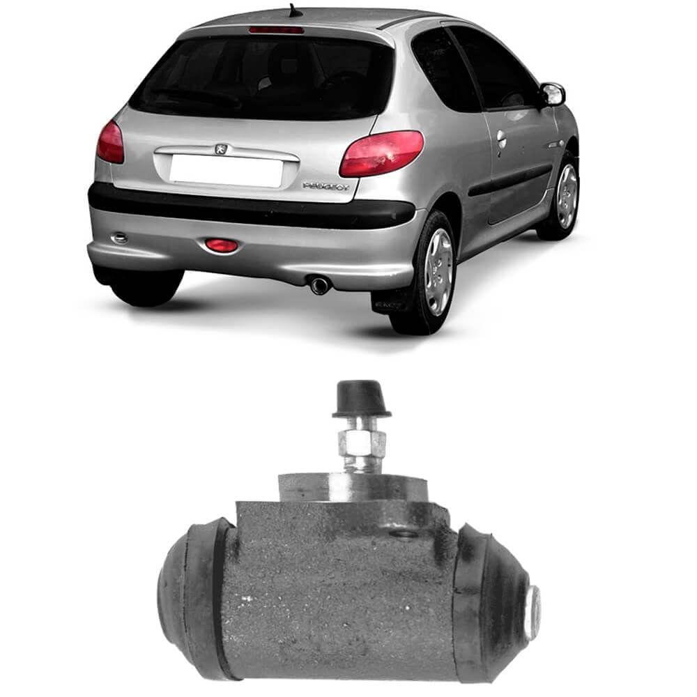 Cilindro Burrinho Roda Traseiro Peugeot 206 - 99 A 2010 Ld